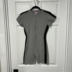 Vintage Athletic Works Gray and Black Jumpsuit